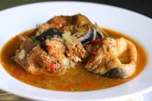 Nigerian Catfish pepper soup