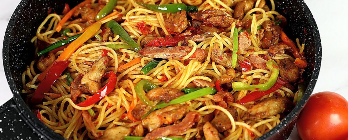 How to Make Chicken Stir Fry Spaghetti at Home